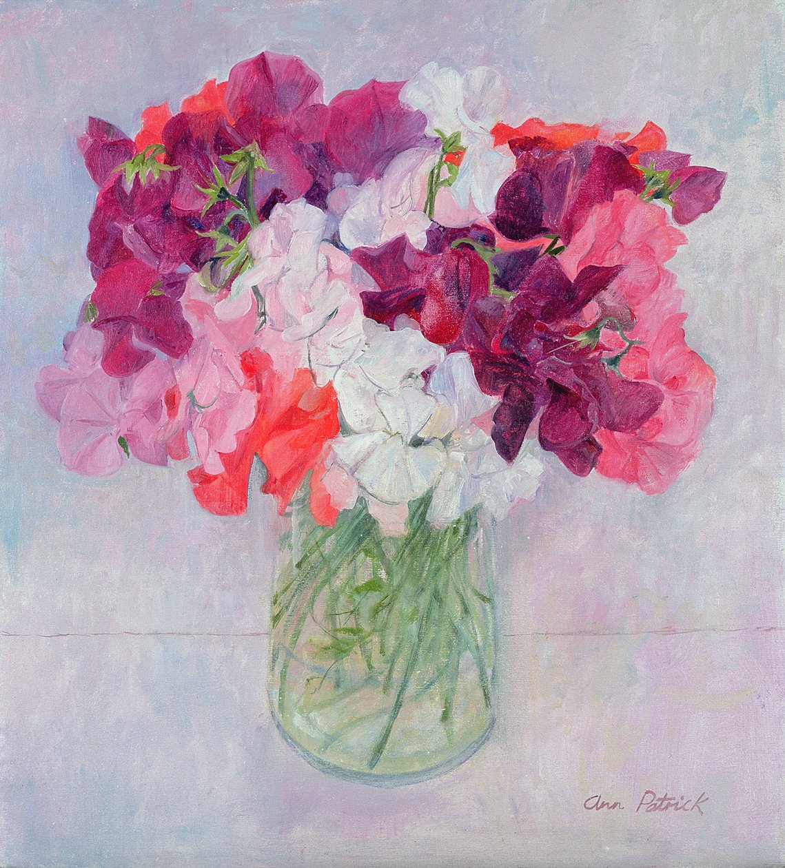 Sweet Peas, 1999 by Ann Patrick: Premium art reproduction