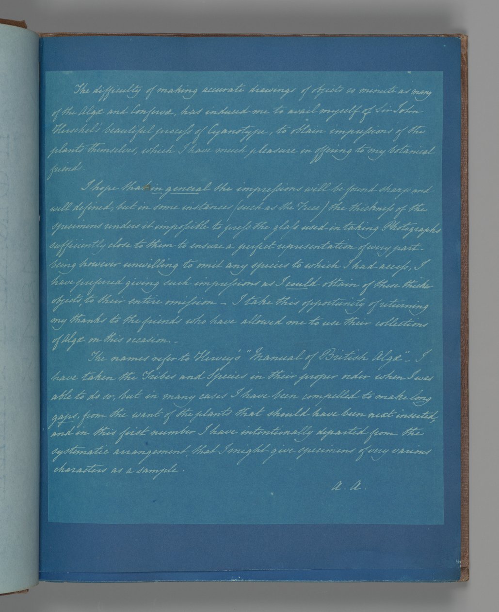 Dedication Page 2 by Anna Atkins