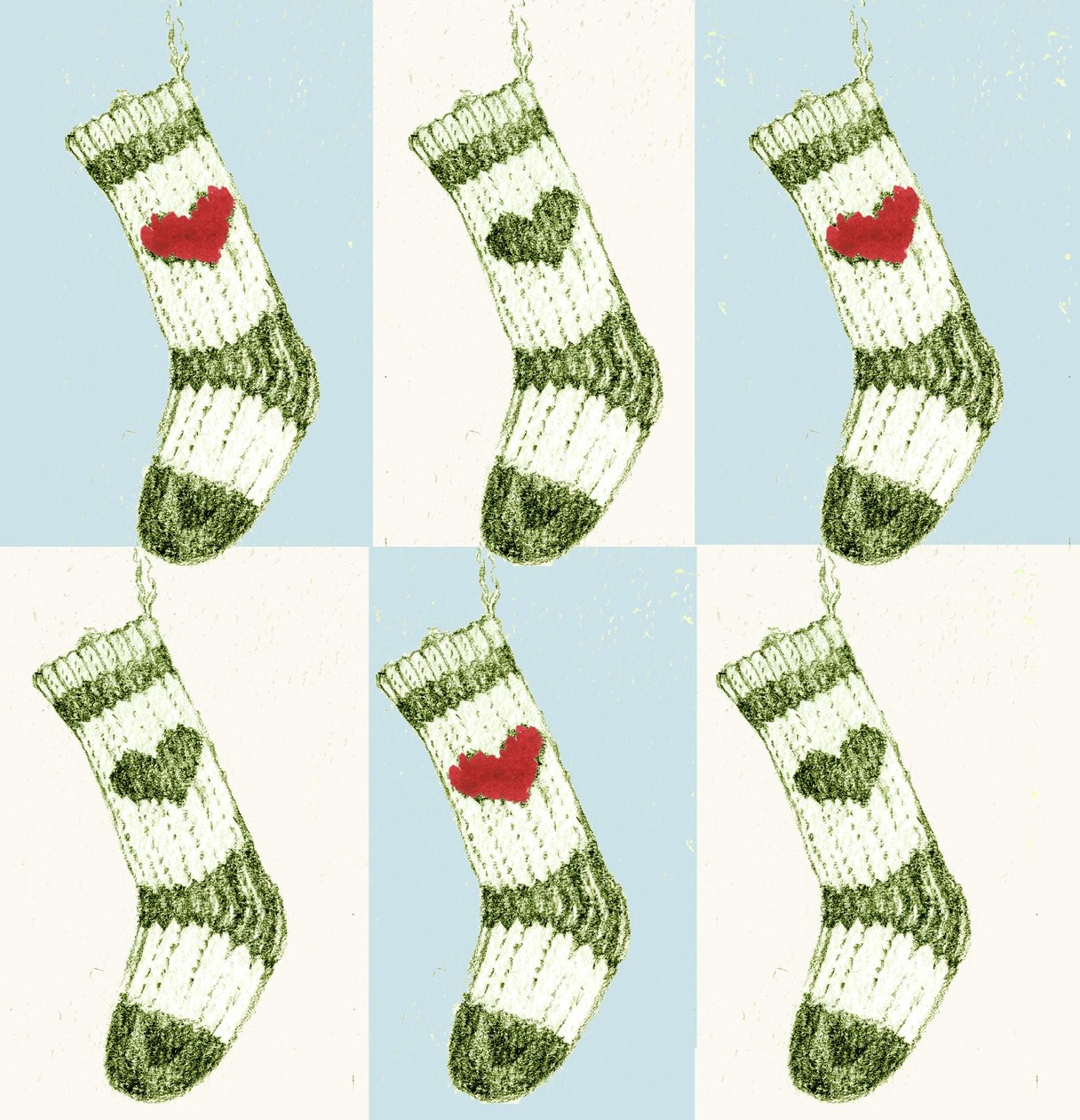Christmas Stocking by Anna Platts
