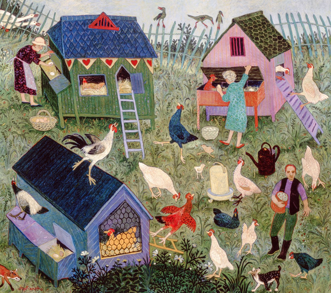 Egg Collectioning, 2003 by Anna Pugh