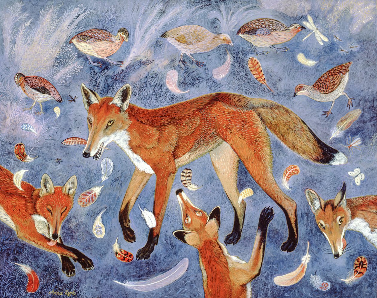 Finishing the Feathers by Anna Pugh