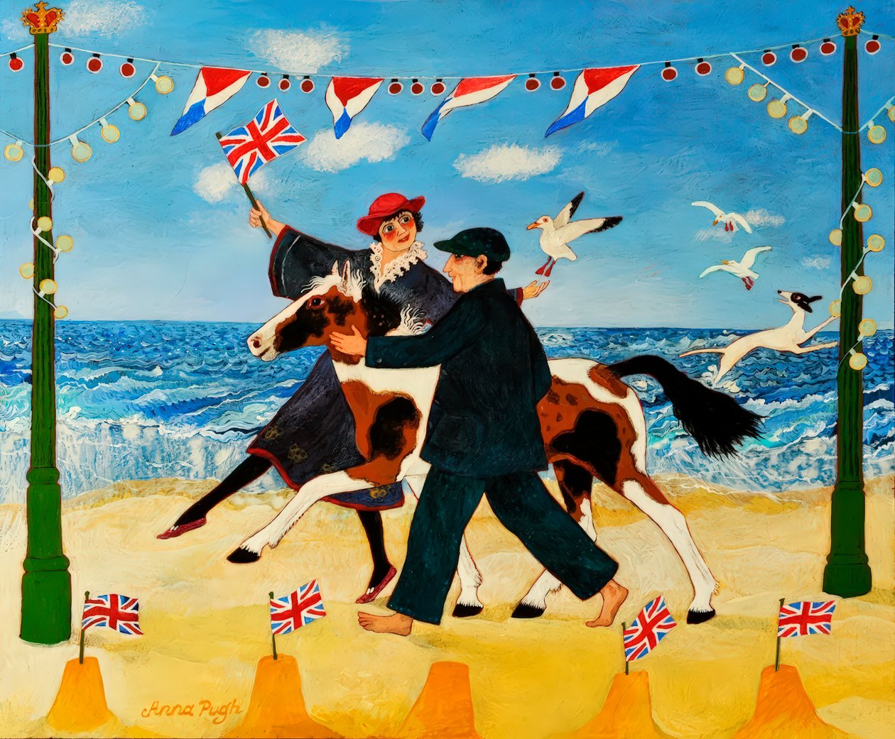 Jubilee By The Sea, 2011 by Anna Pugh