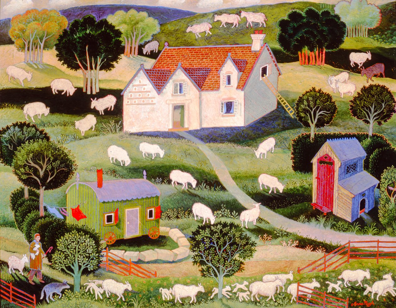 Lambing by Anna Pugh