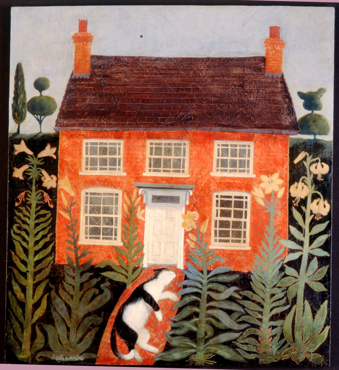 Purring on the Path by Anna Pugh