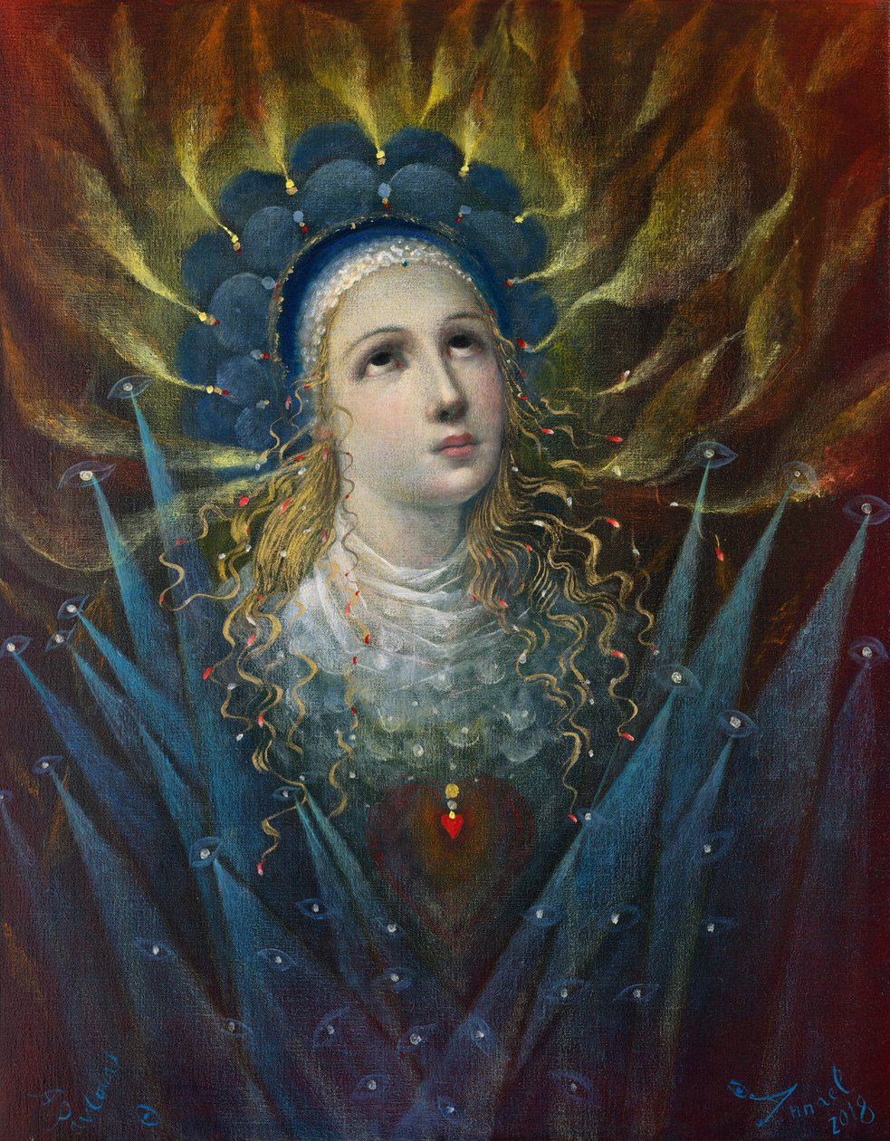 Allegory of Prayer - Joan of Arc by Annael Anelia Pavlova