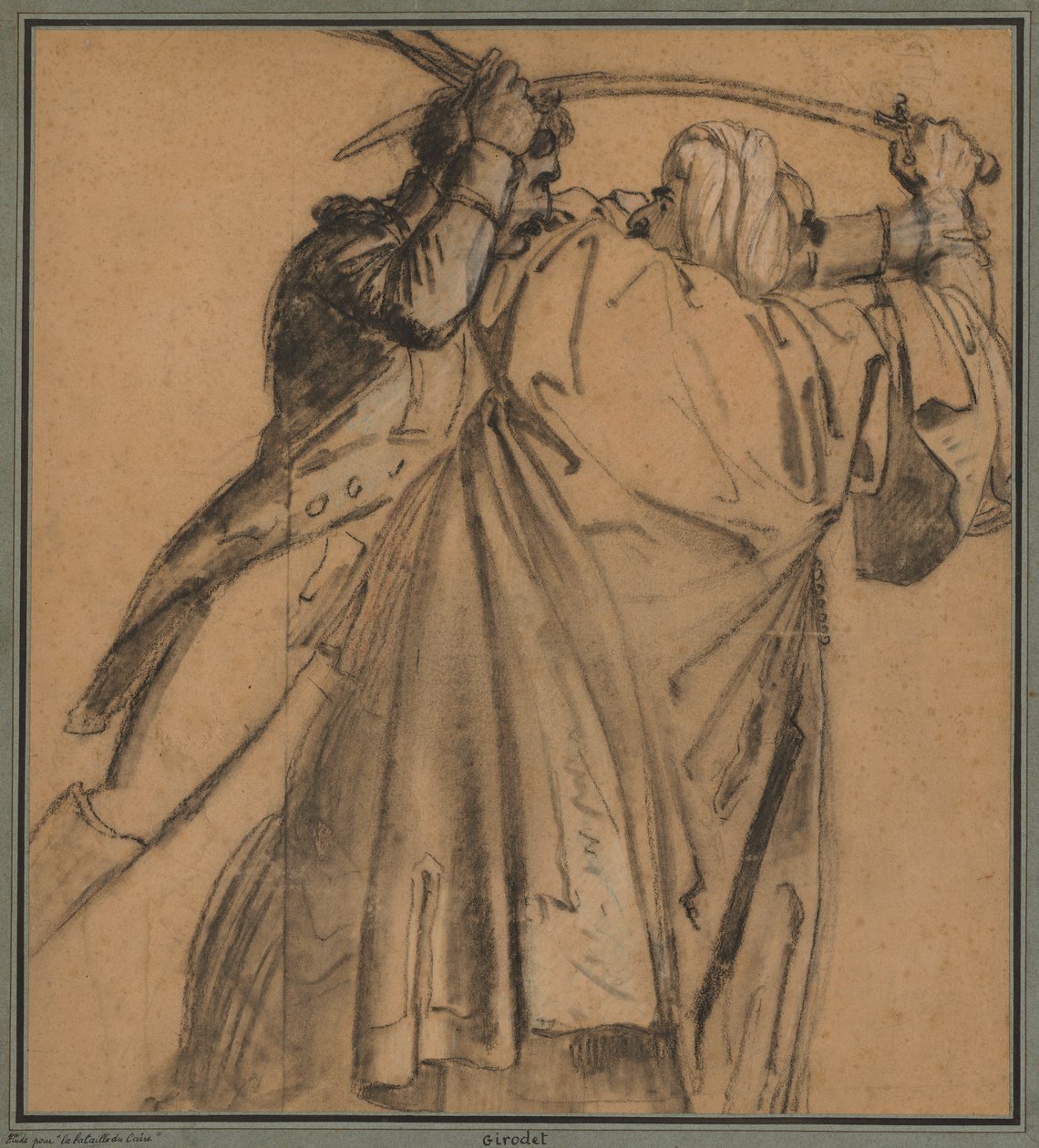 Two Arabs, for The Revolt of Cairo by Anne-Louis Girodet de Roucy-Trioson
