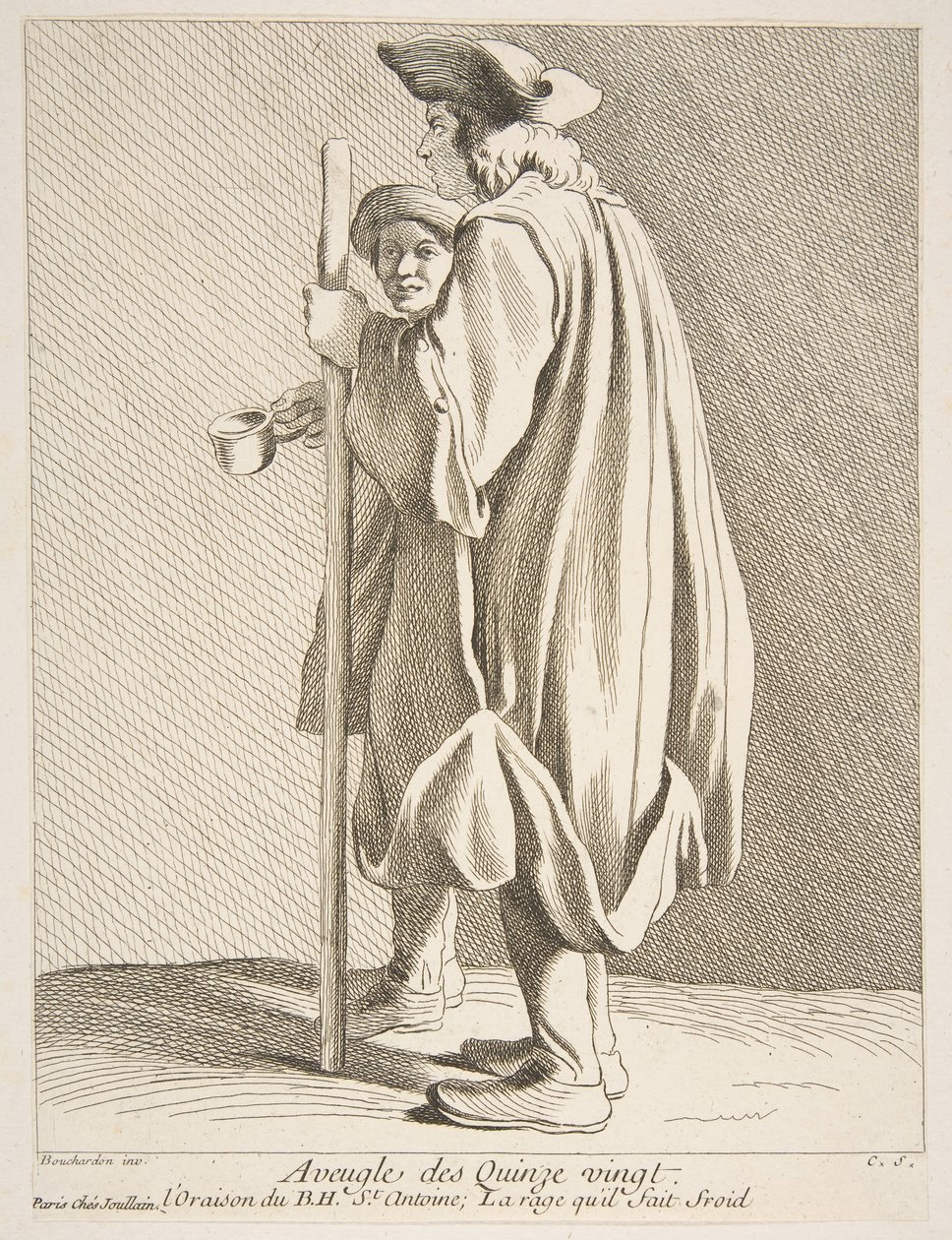 A Blind Man from the Quinze-Vingts Hospital by Anne Claude Philippe de Caylus