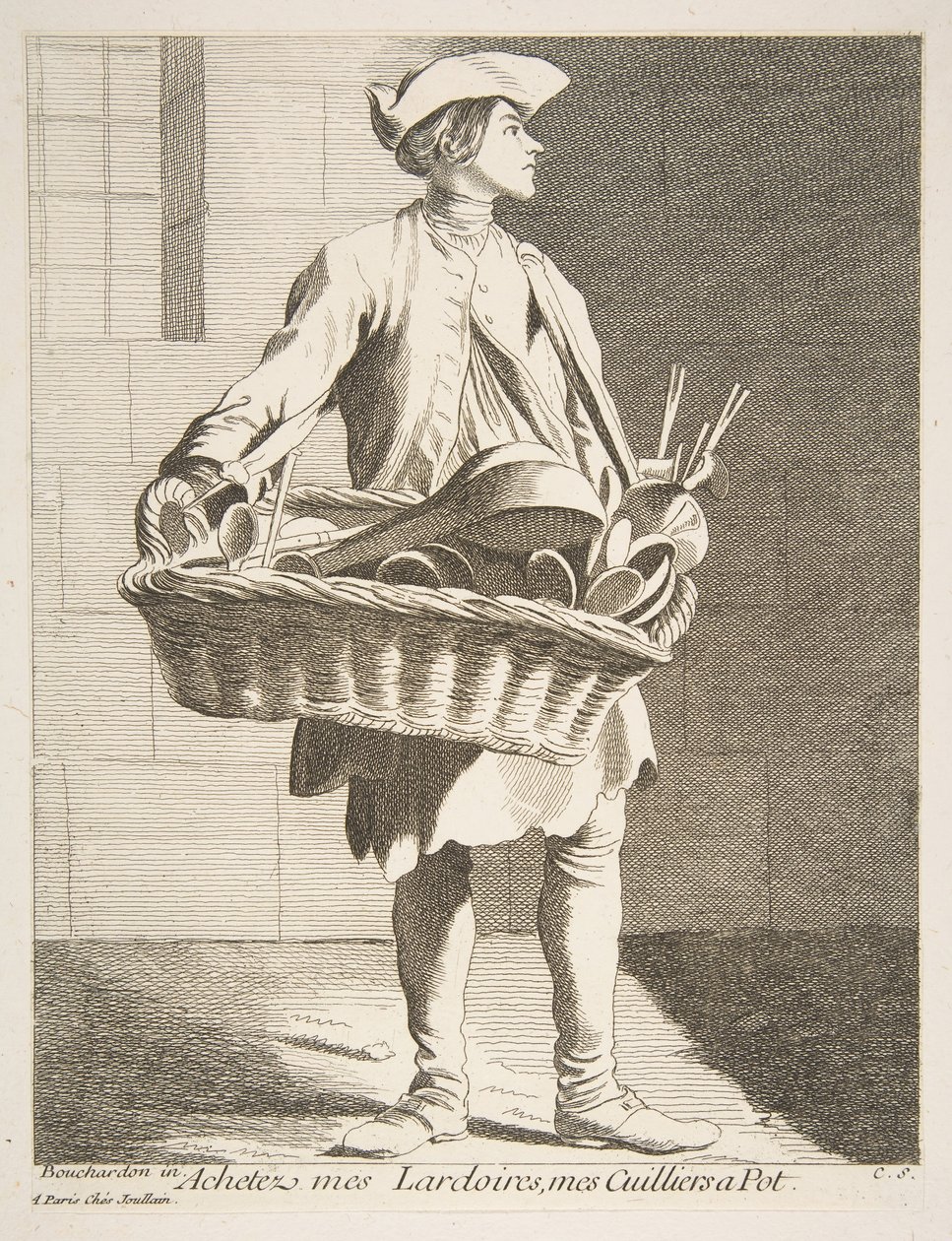 Cookware Peddler, 1746 by Anne Claude Philippe de Caylus