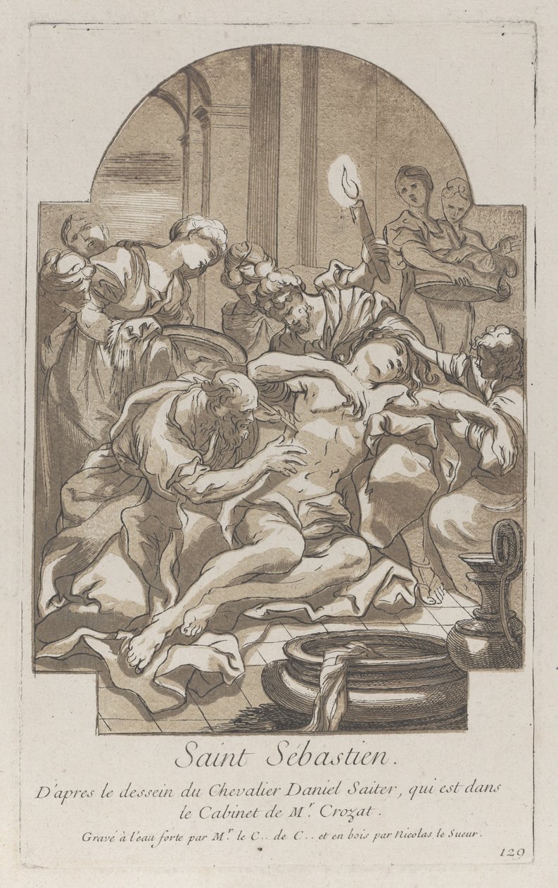 The Martyrdom of Saint Sebastian, ca. 1729 by Anne Claude Philippe de Caylus
