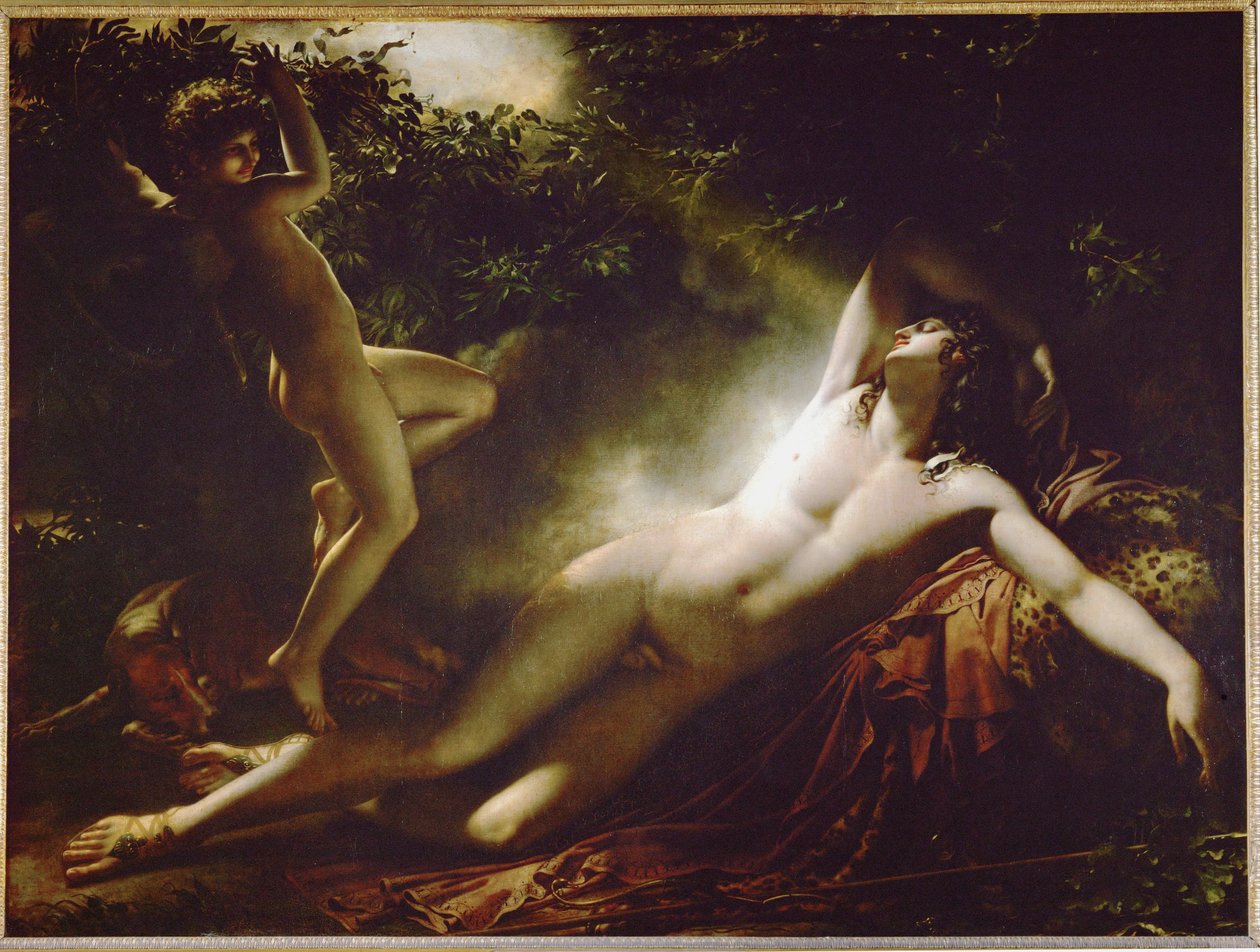Endymion, Moon Effect by Anne Louis Girodet de Roucy Trioson