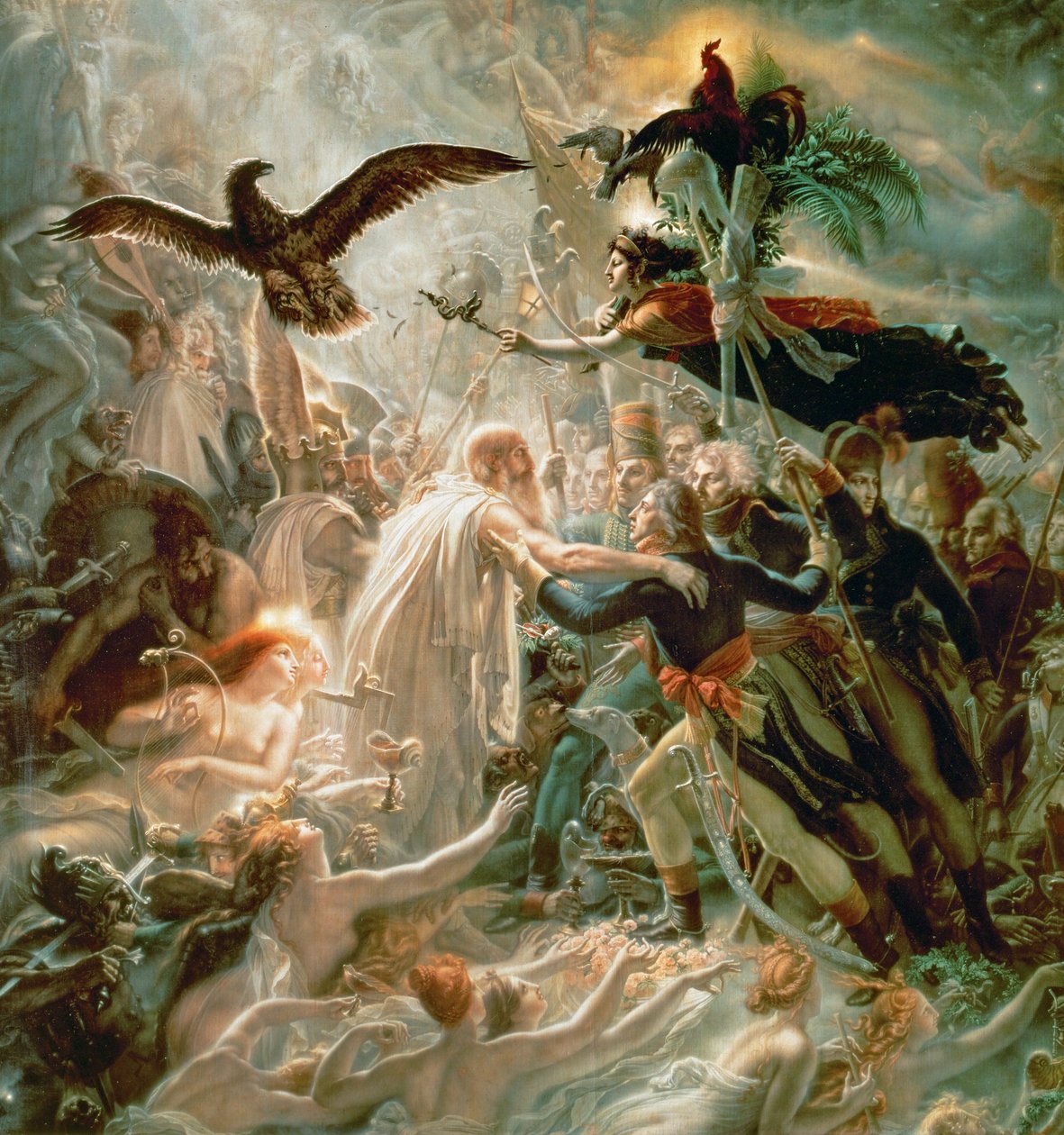 Victory Guides the Shadows of French Heroes by Anne Louis Girodet de Roucy-Trioson
