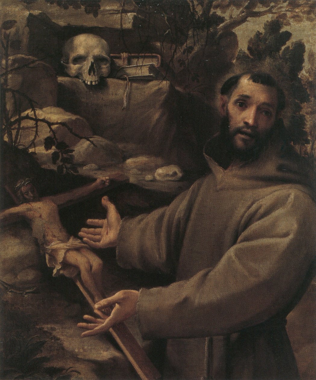 Saint Francis by Annibale Carracci