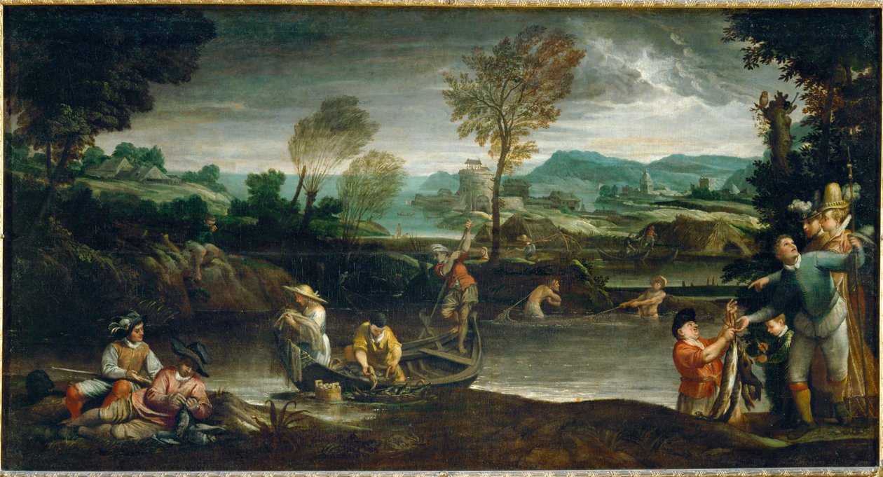 Fishing, Pendant to 40-08-05/41 by Annibale Carracci