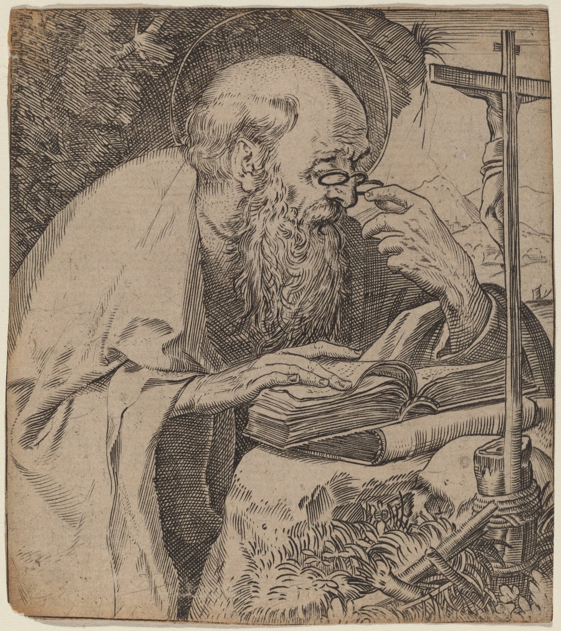 Saint Jerome by Annibale Carracci