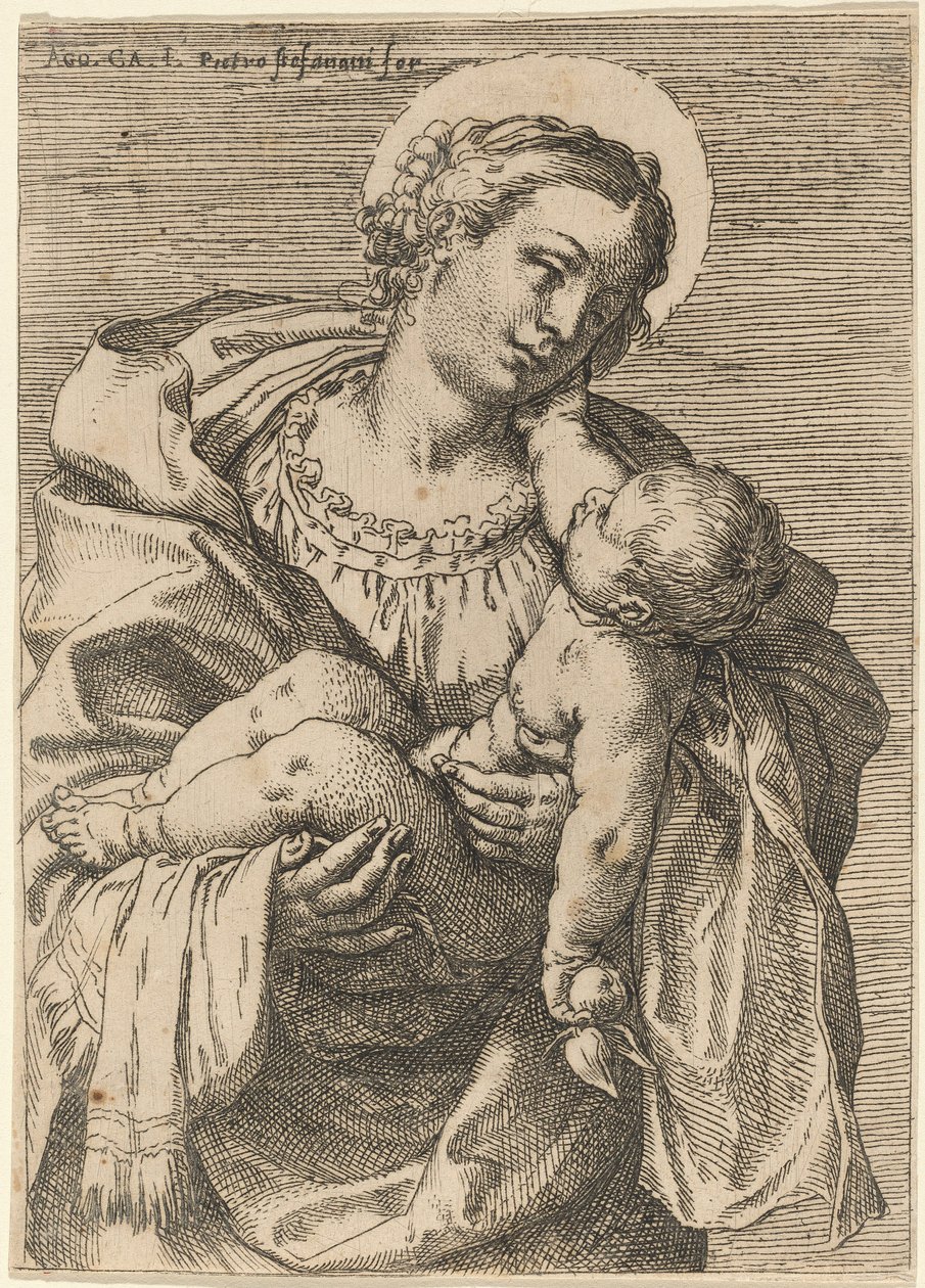 The Madonna and Child with an Apple by Annibale Carracci