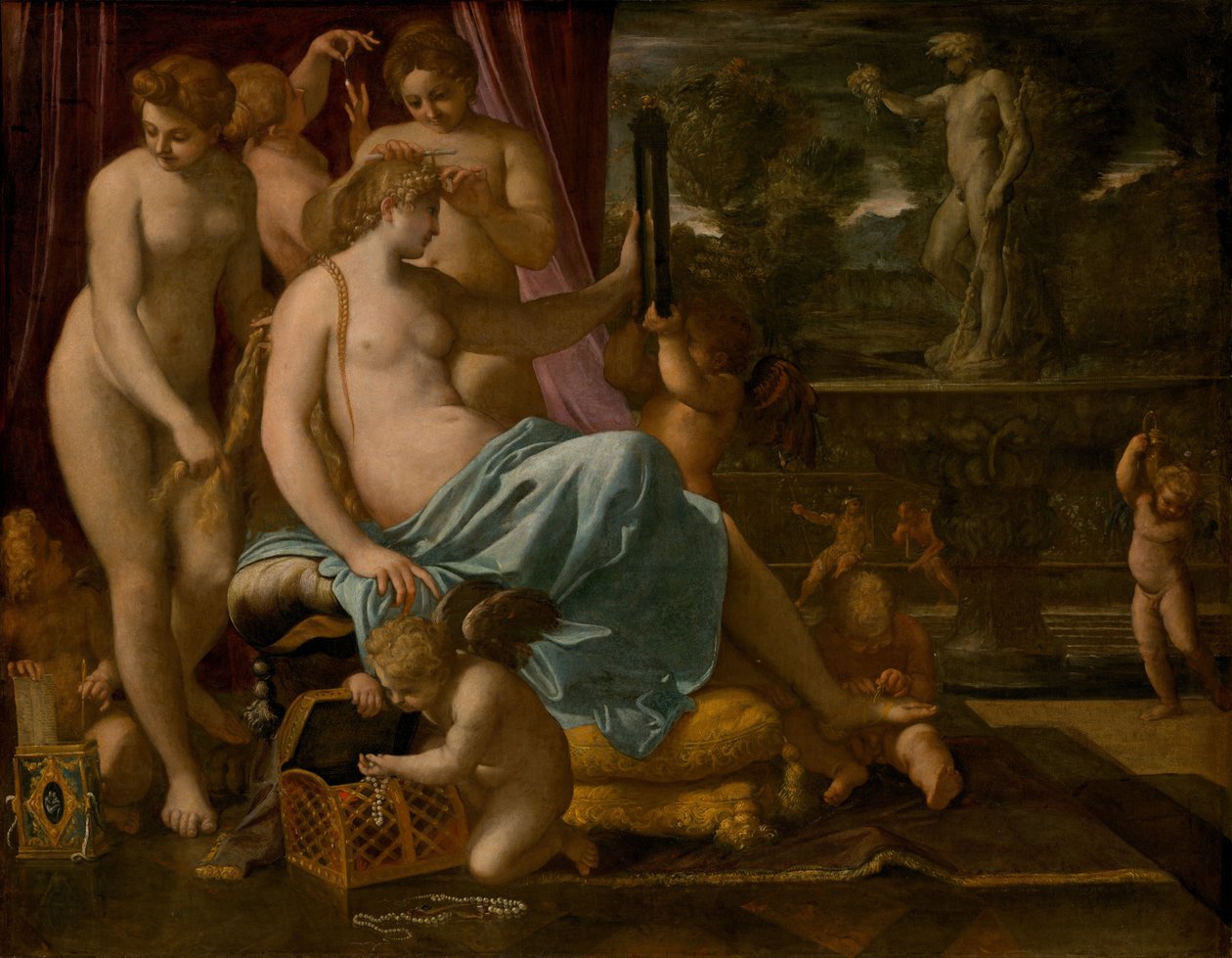 Venus Adorned by the Graces, 1590-1595 by Annibale Carracci