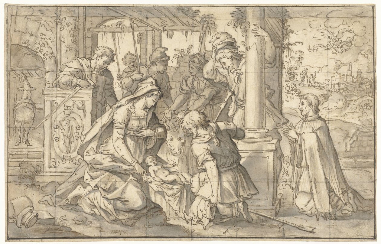 Adoration of the Shepherds by Anonymous