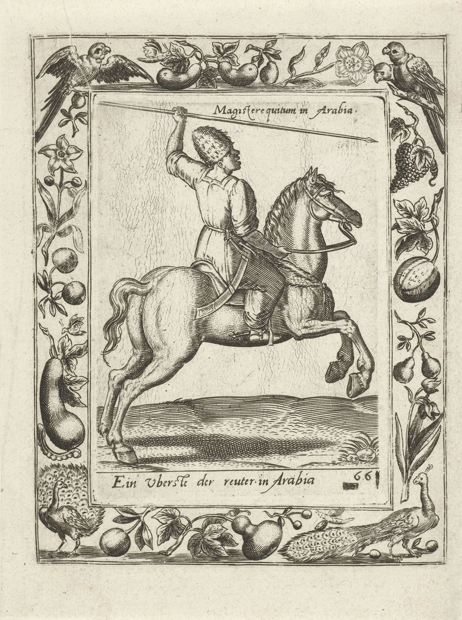 Arab Chief on Horseback by Anonymous
