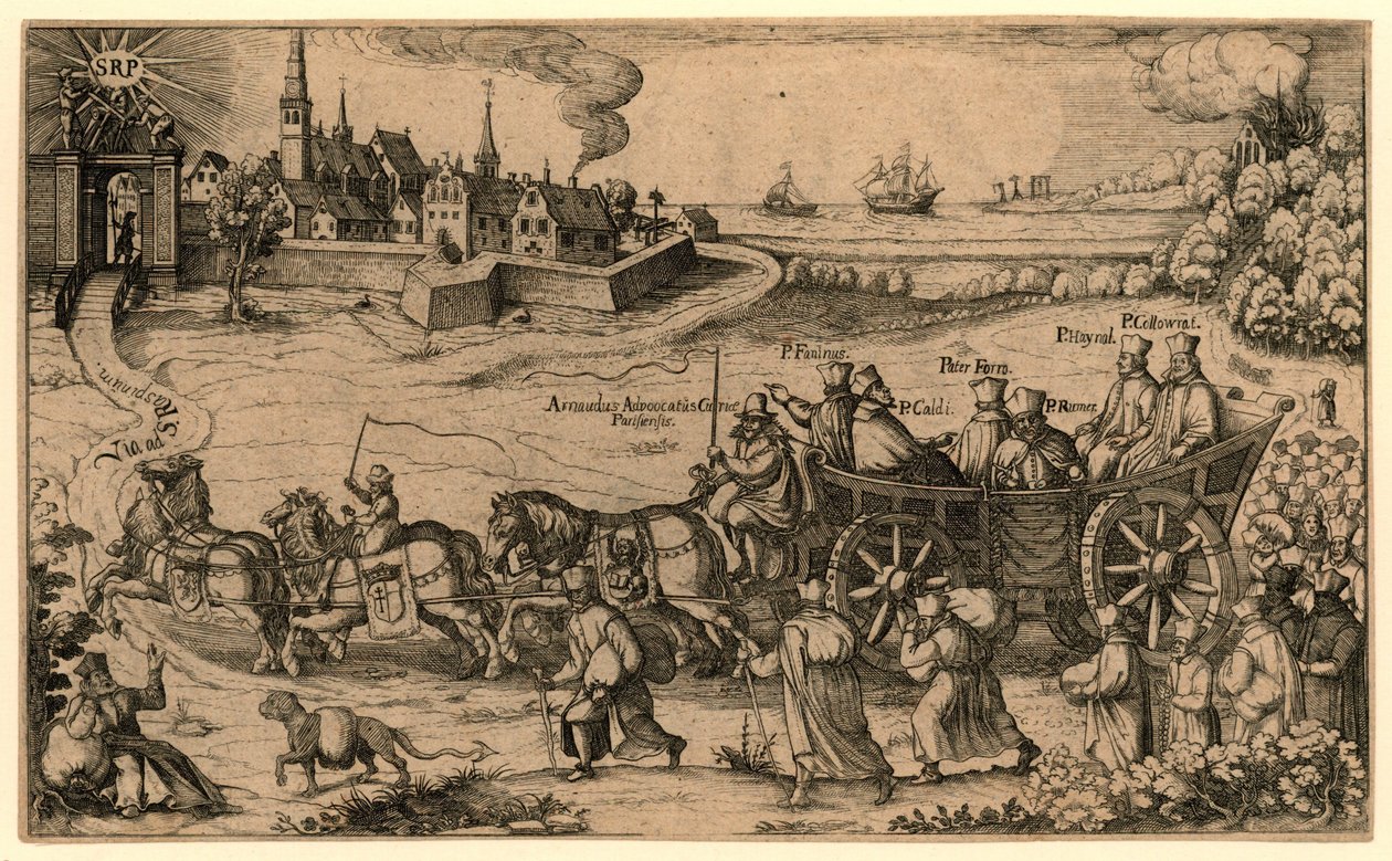 Pilgrimage of the Exiled Bohemian and Hungarian Jesuits to the Amsterdam Rasphouse, 1619 by Anonymous