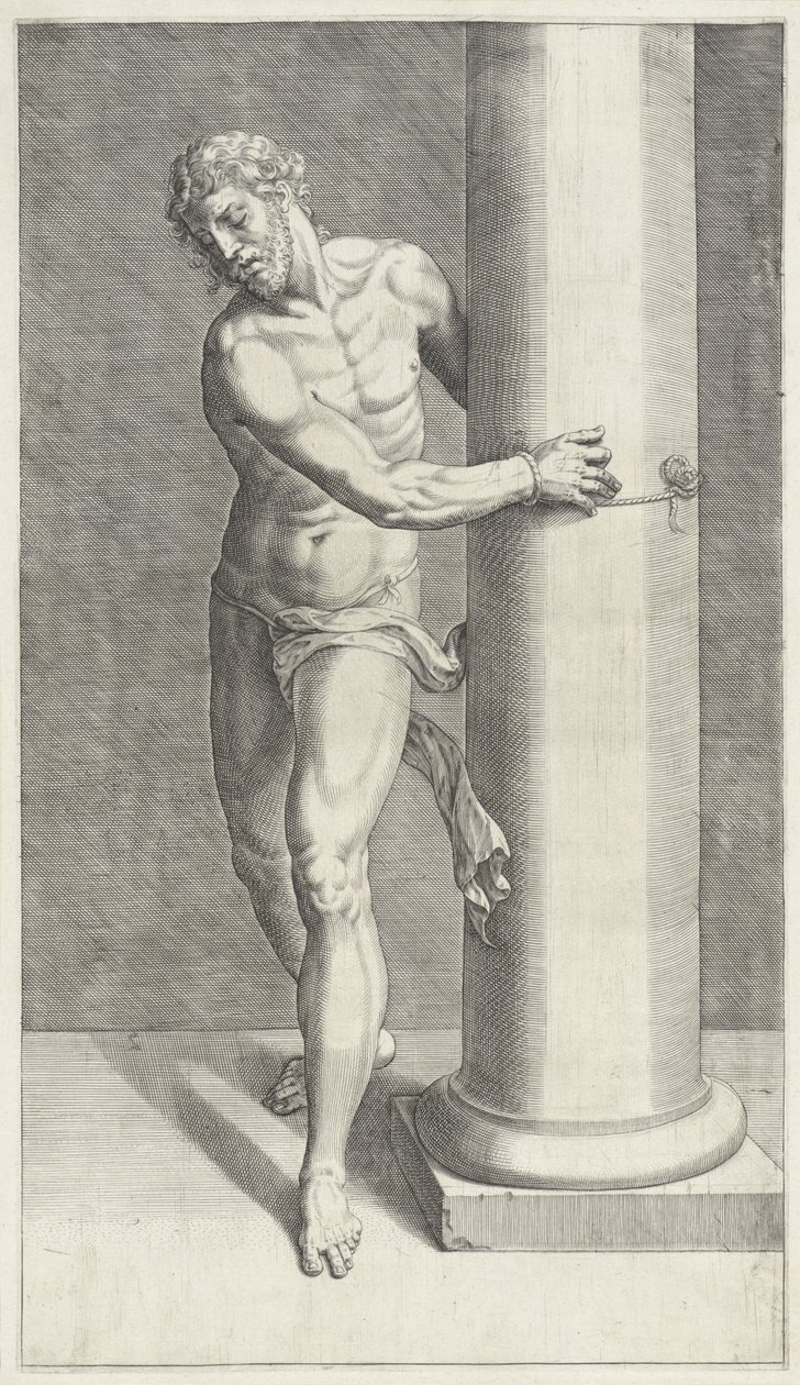 Christ at the Column (Scourging of Christ) by Anonymous
