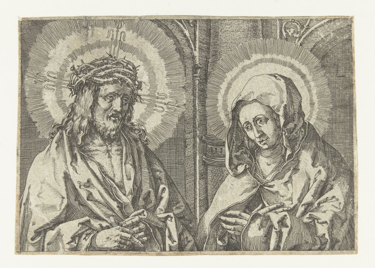 Christ and Mary by Anonymous