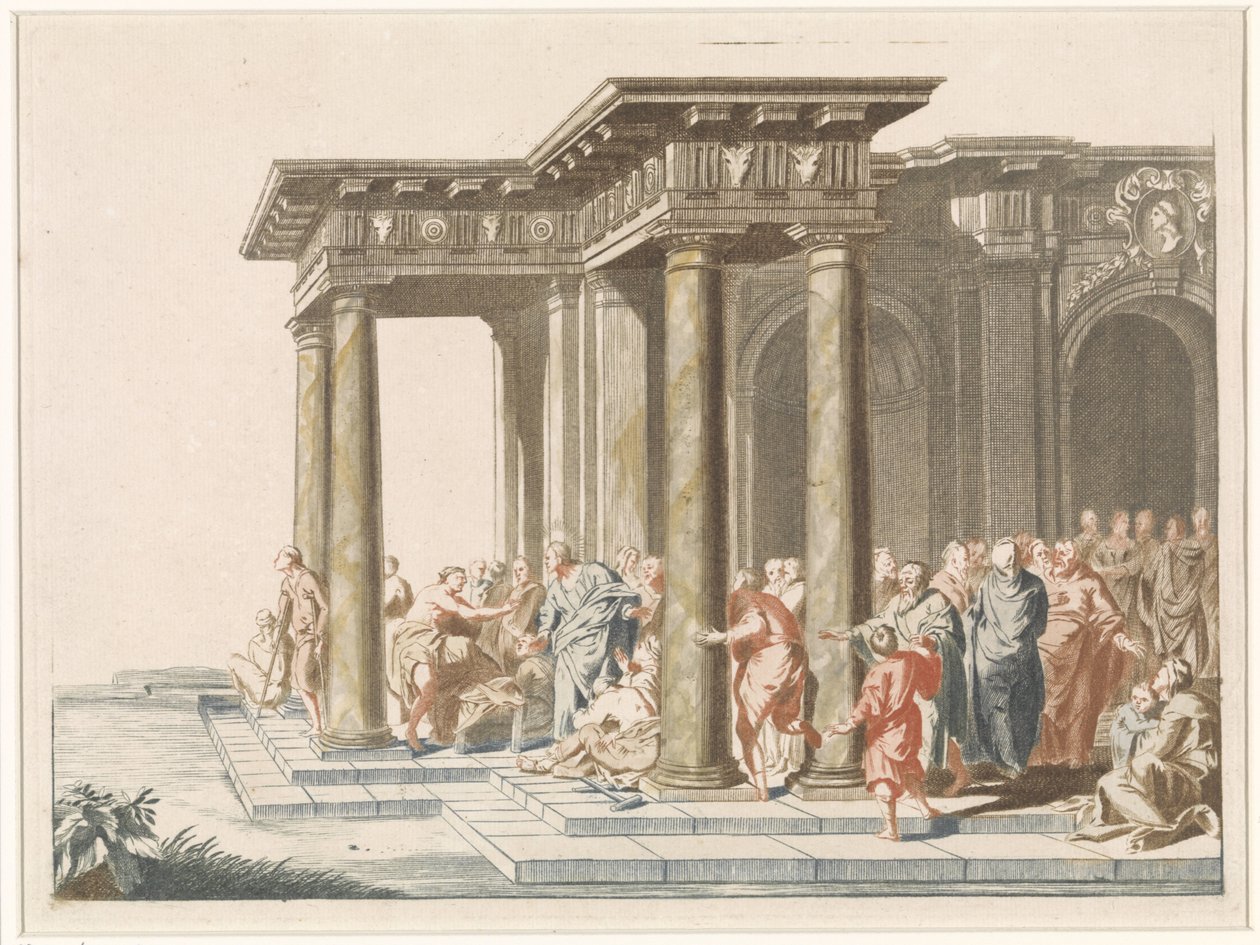 Christ Healing the Paralytic at the Pool of Bethesda by Anonymous
