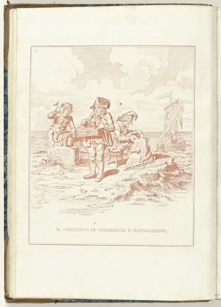 Committee of Commerce and Navigation, 1795 (Hollandia Regenerata series) by Anonymous