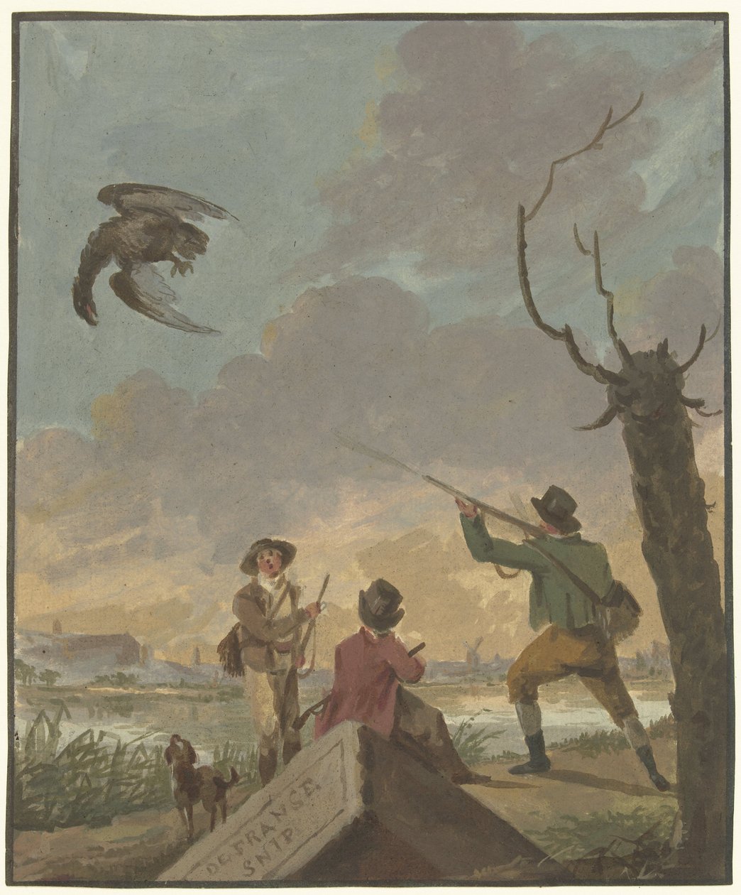 An Eagle Shot a Day Before the Revolution by Anonymous