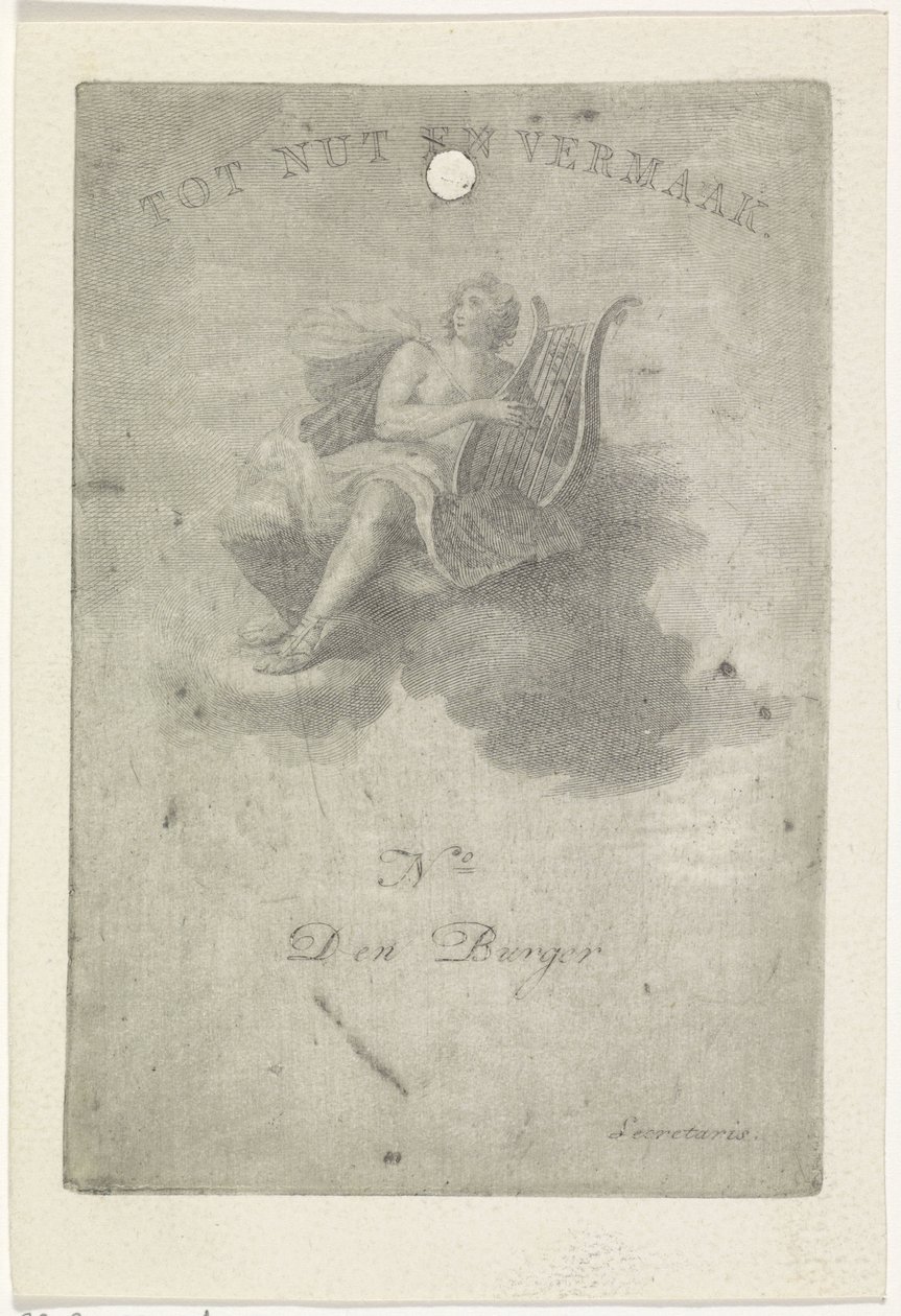 Form of the Society for Benefit and Entertainment in Grave by Anonymous