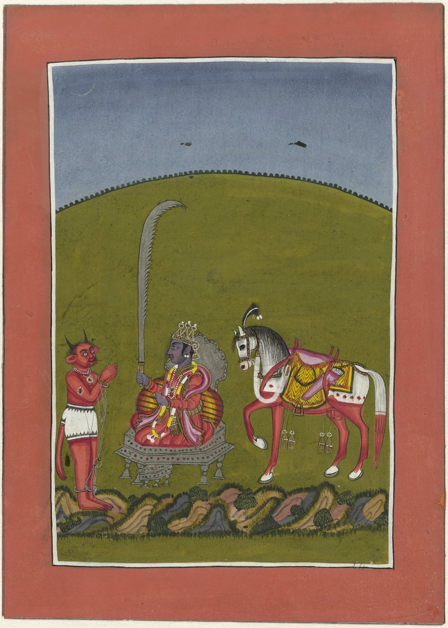 Kalki (the Future Incarnation of Vishnu) from the series Avatars of Vishnu by Anonymous