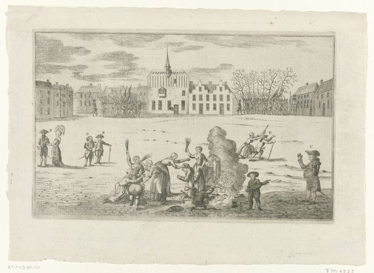 Punishment of the Arnhem Mayors Bentinck and Brantsen, 1784 by Anonymous