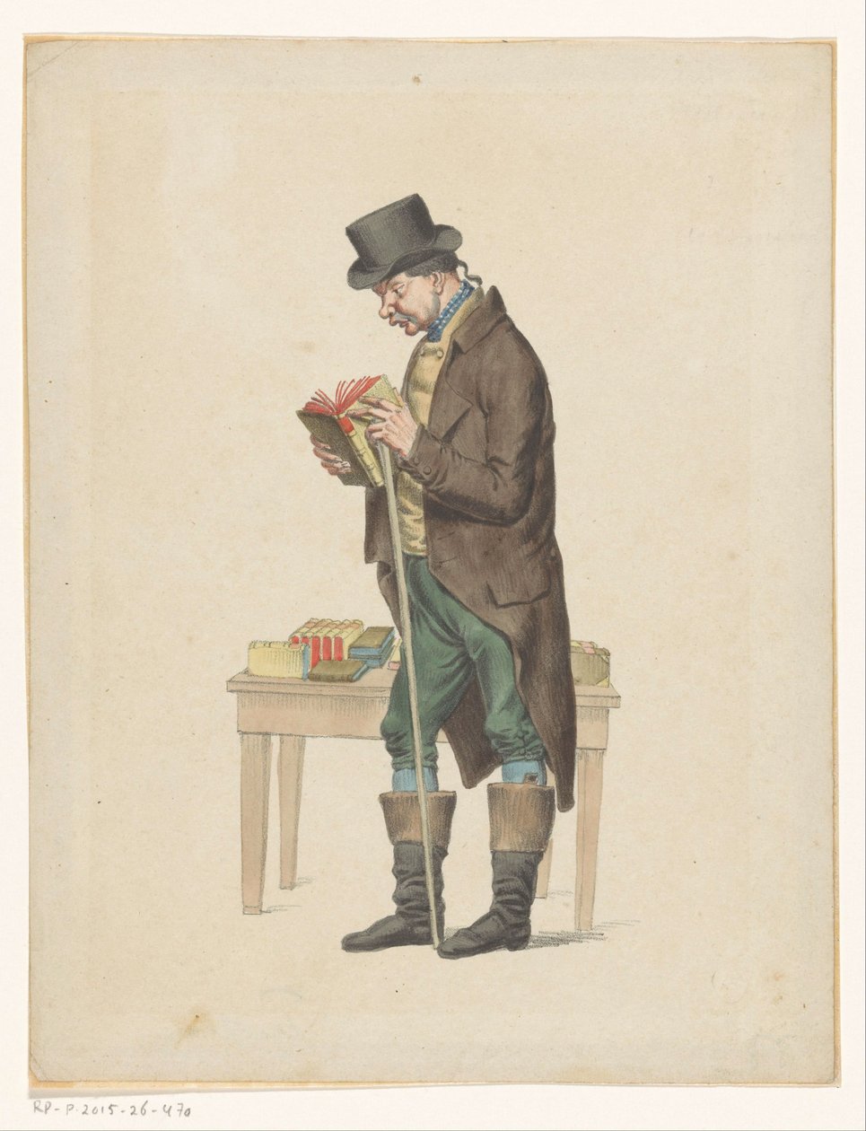Reading Man by Anonymous