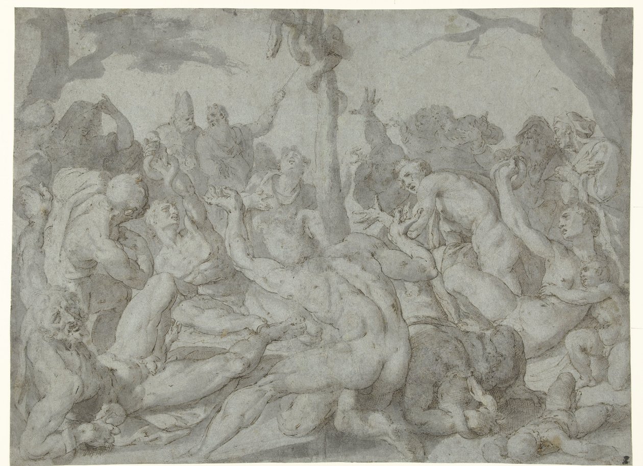 Raising of the Bronze Serpent by Anonymous
