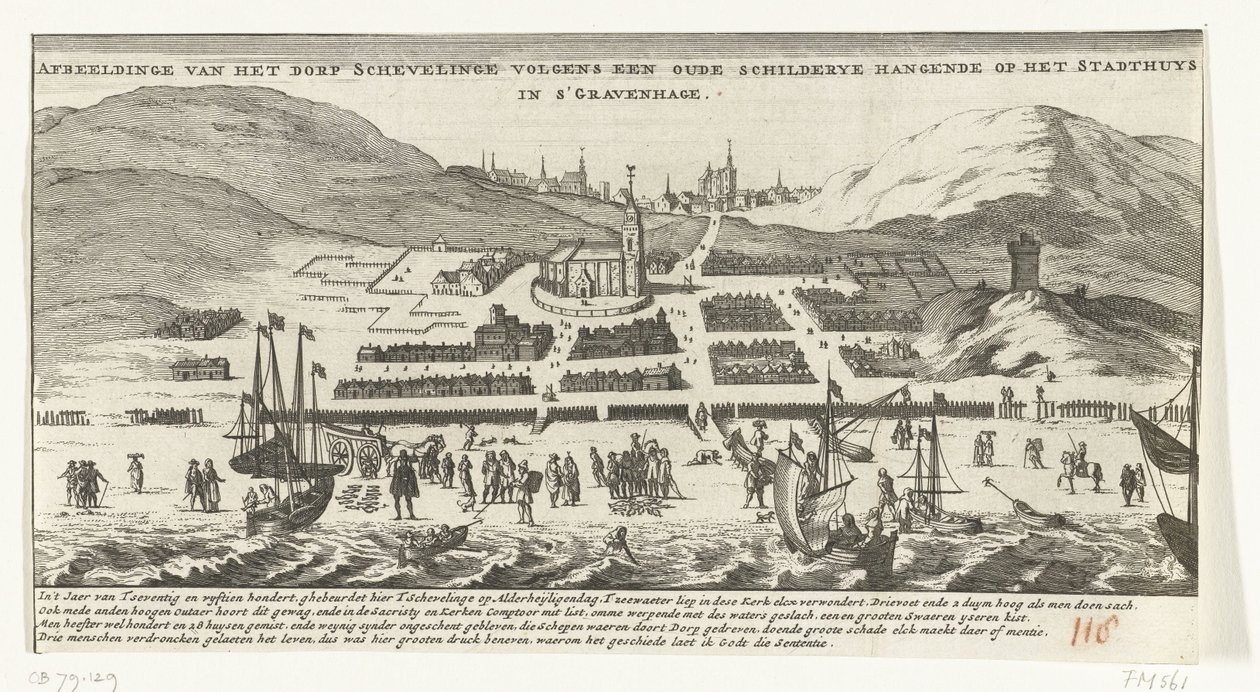 Flood in Scheveningen on All Saints