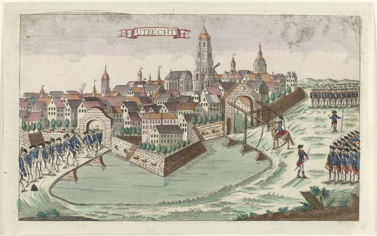 Patriots Leave Utrecht, 1787 by Anonymous