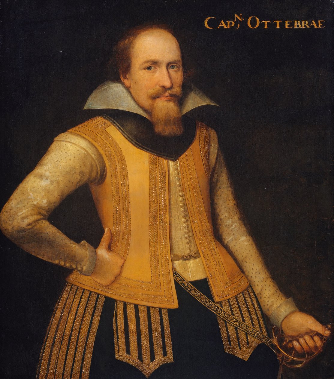Portrait of Otto Brahe, Captain of a Company of Danes to Repartition Zealand, Entered Service of Brandenburg in 1610 by Anonymous
