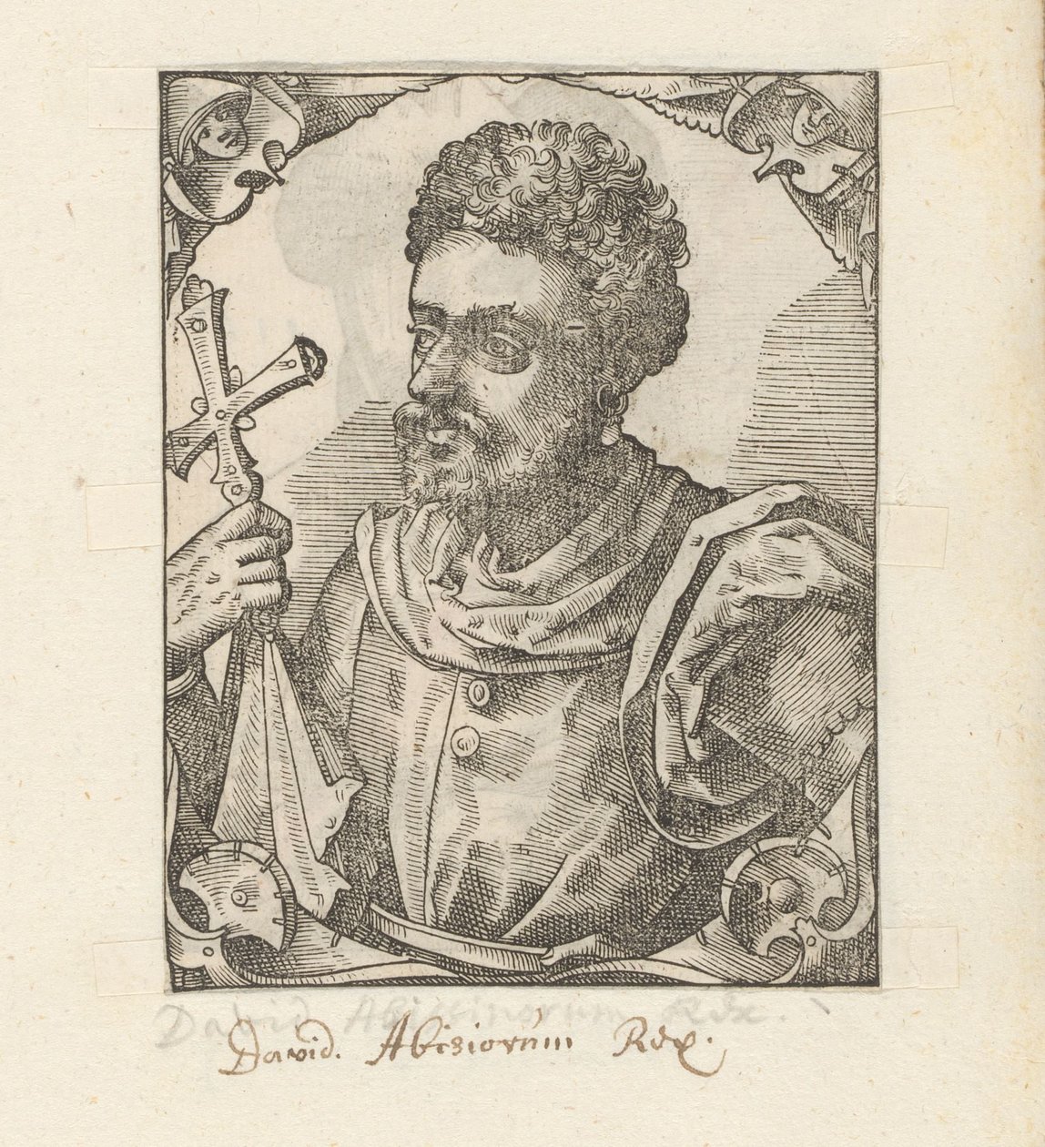 Portrait of Dawit II, Emperor of Abyssinia by Anonymous