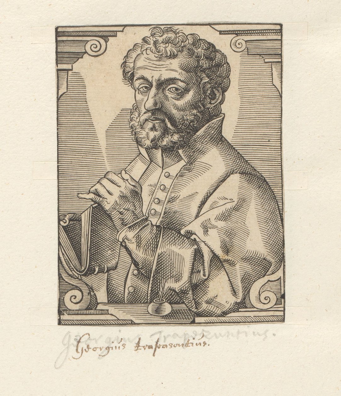 Portrait of Georg of Trebizond by Anonymous