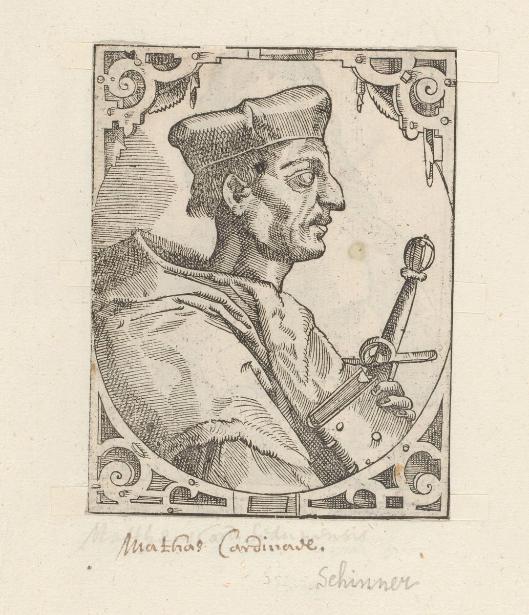 Portrait of Matthäus Schiner by Anonymous