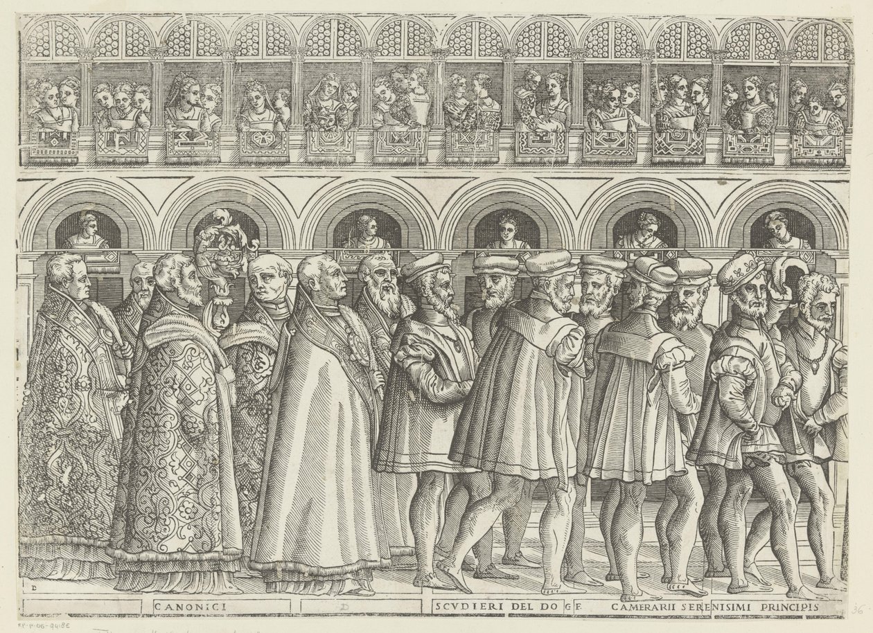 Procession of the Doge of Venice (fifth part) by Anonymous