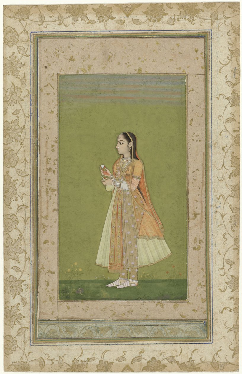 Standing Woman with Carafe and Drinking Bowl by Anonymous
