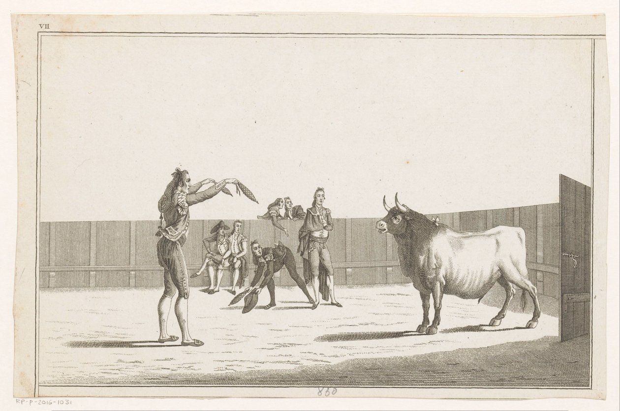 Bullfighter with Banderillas (Collection of the Main Maneuvers of a Bullfight) by Anonymous