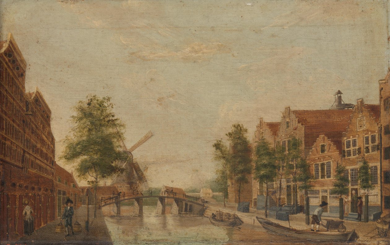 The Brouwersgracht in Amsterdam by Anonymous