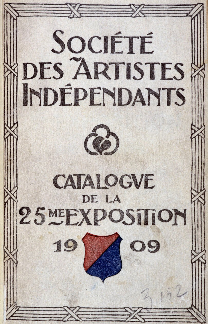 Catalogue Cover of the Exhibition of the Society of Independent Artists by Anonymous Anonymous