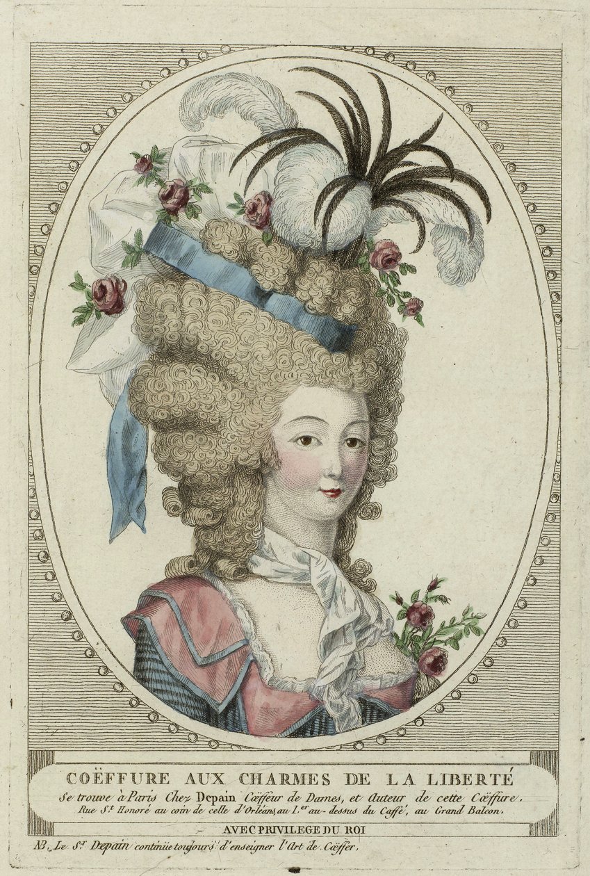 Hairstyle with the Charms of Liberty by Anonymous Anonymous