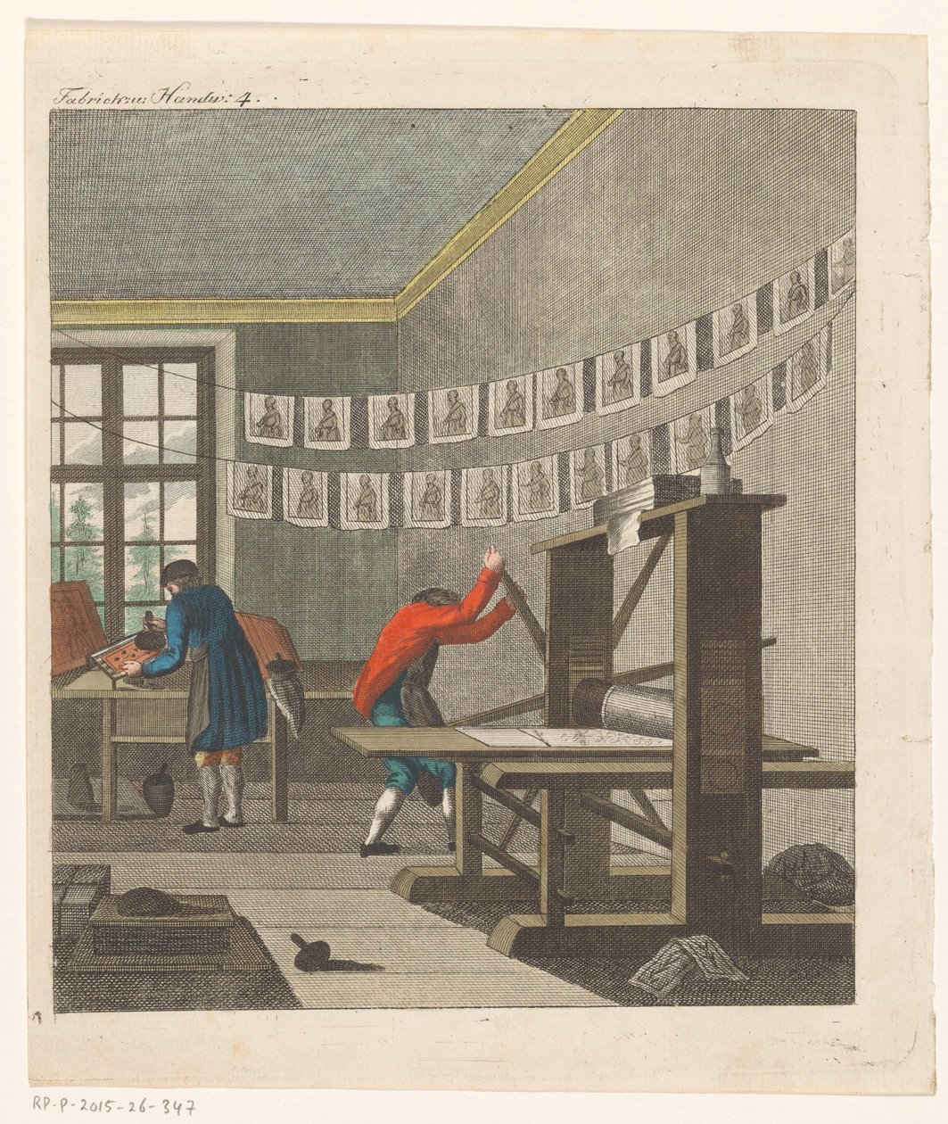 Interior of a Printing House, c.1750-1850 by Anonymous Anonymous