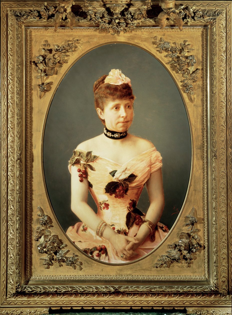 Maria Christina of Habsburg, Second Wife of Alfonso XII, Mother of Alfonso XIII, Regent of Spain 1885-1902 by Anonymous Anonymous