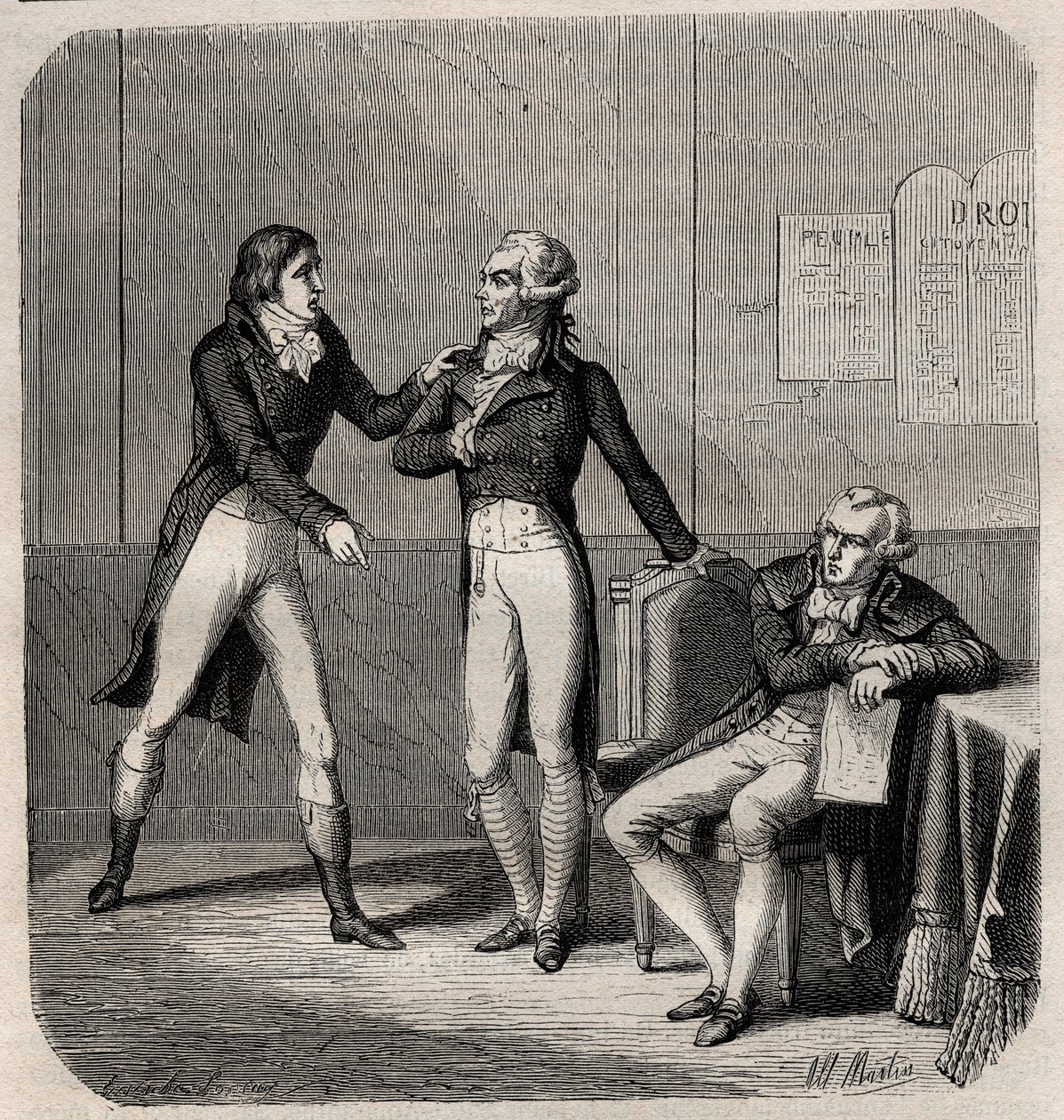Maximilien Robespierre - Louis de Saint Just by Anonymous Anonymous
