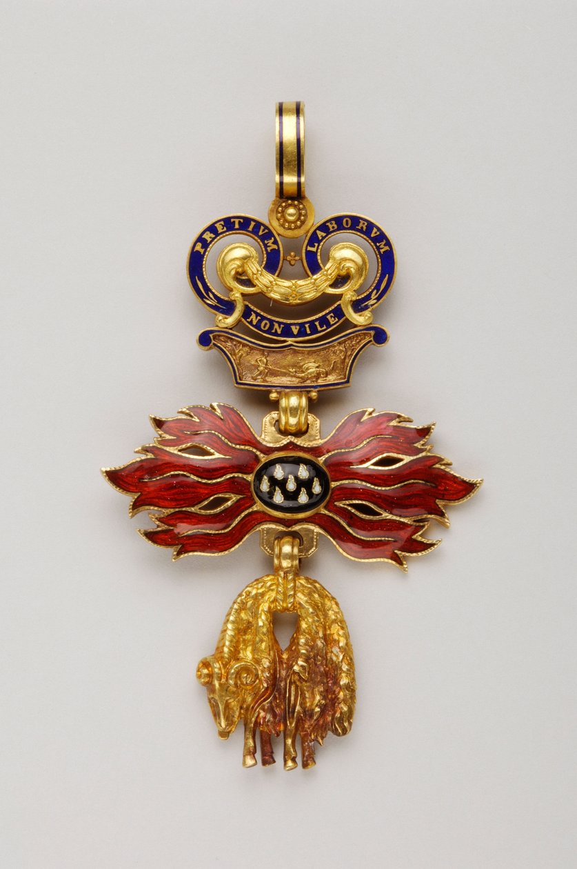 Order of the Golden Fleece: Austrian Golden Fleece - Reduced Badge by Anonymous Anonymous
