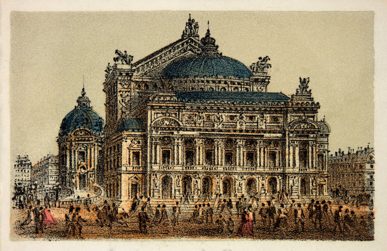 Paris 1874: The New Opera (Opera Garnier), Private Collection